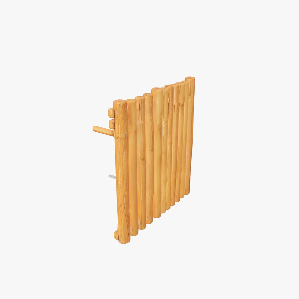 Natural Oak Slats model pack